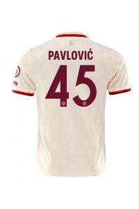 Fotbalové Dres Bayern Munich Aleksandar Pavlovic #45 Třetí Oblečení 2024-25 Krátký Rukáv